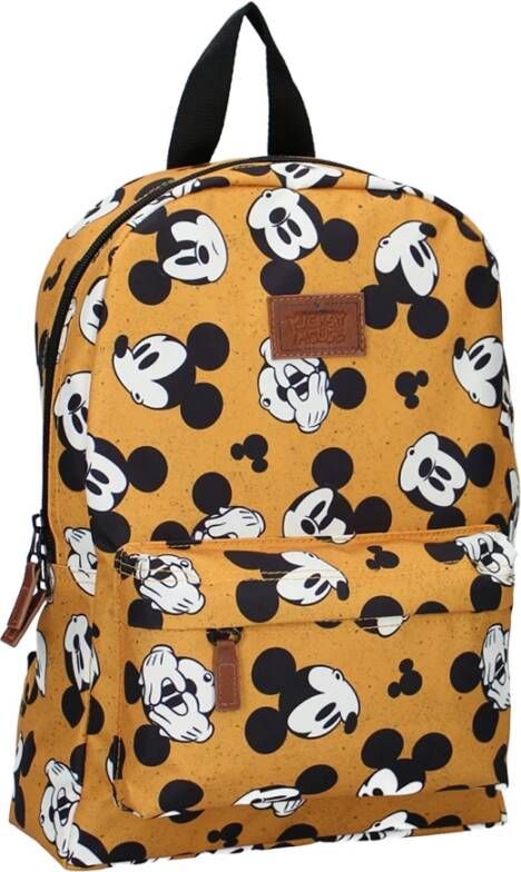 Disney Rugzak Mickey Junior 33 X 23 X 12 Cm Polyester Geel