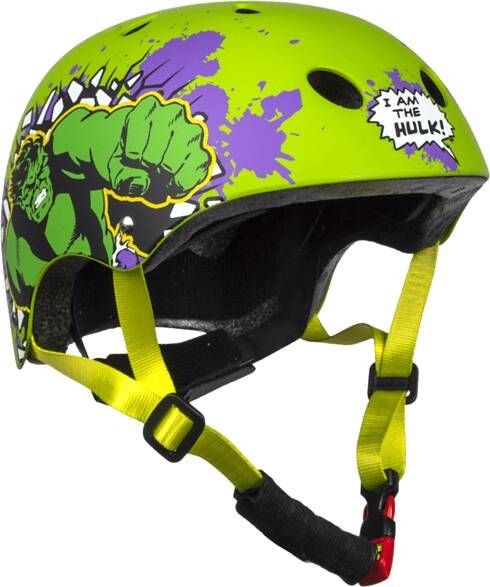 Disney Fietshelm Hulk Jongens Groen/ 58 Cm