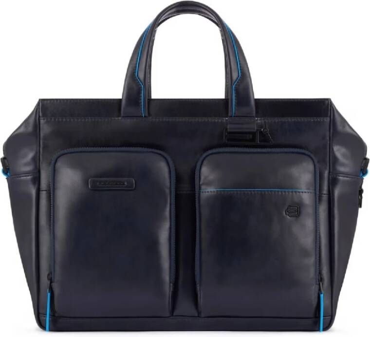 Piquadro Laptoptassen Blauw Heren