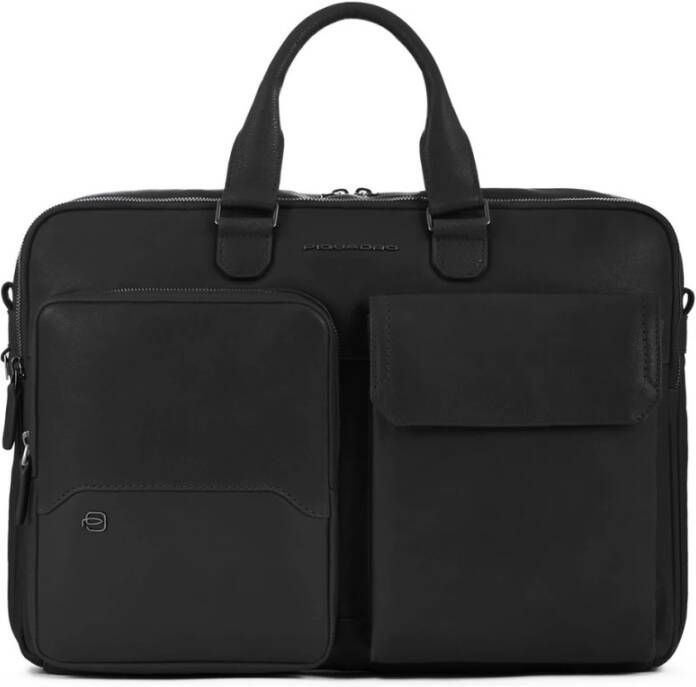 Piquadro Laptoptassen Zwart Heren
