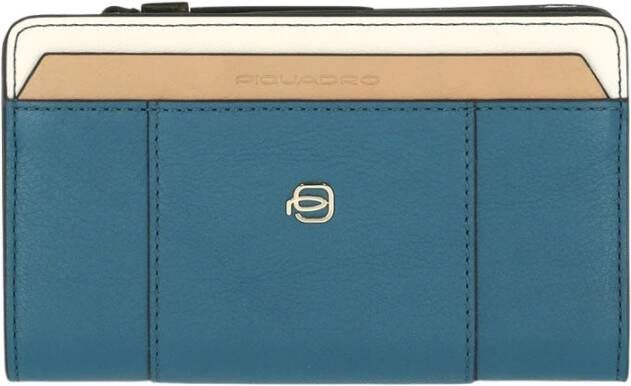 Piquadro Portemonnee Pd1353W92R , Blauw, Dames