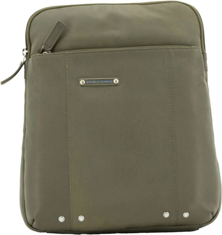 Piquadro Schoudertassen Groen unisex