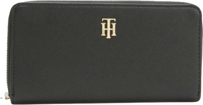 Tommy Hilfiger Ritsportemonnees Timeless Large Za Zwart