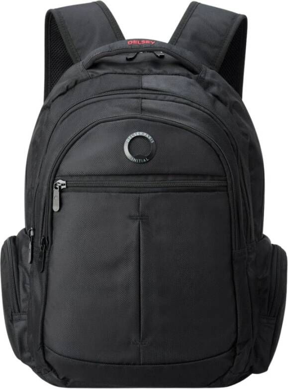 Delsey Element Backpacks Flier 2 Compartment Backpack 15, 6&apos, &apos, black backpack