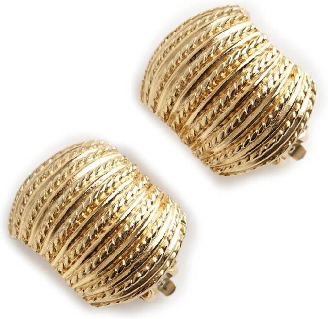 constructie oorclips Givenchy Pre owned, Geel, Dames