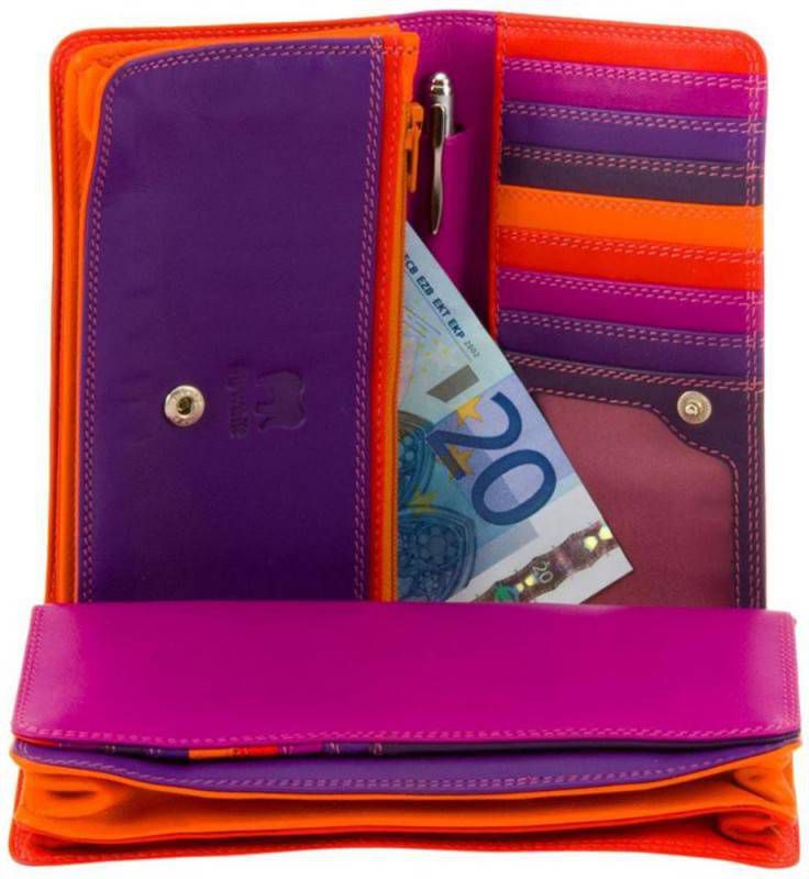 Mywalit Ladies Medium Matinee Purse Wallet sangria multi Dames portemonnee