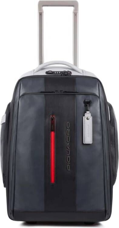 Piquadro Urban Cabin Size Trolley Black/Grey