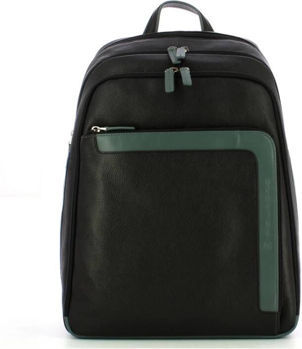 Piquadro Backpacks , Zwart, Heren