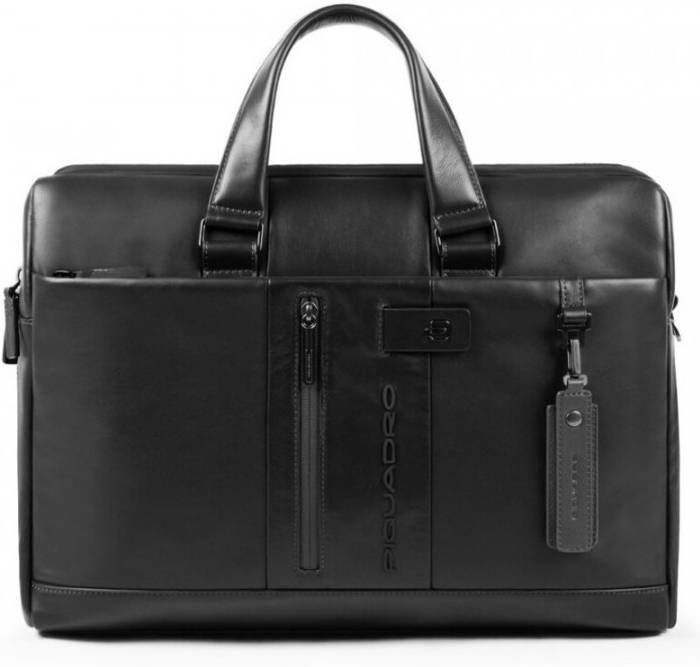 Piquadro Urban Computer Portfolio Briefcase with iPad Compartment black
