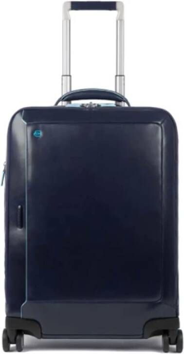 Piquadro Blue Square Cabin Trolley Front Pocket 15.6" Night Blue