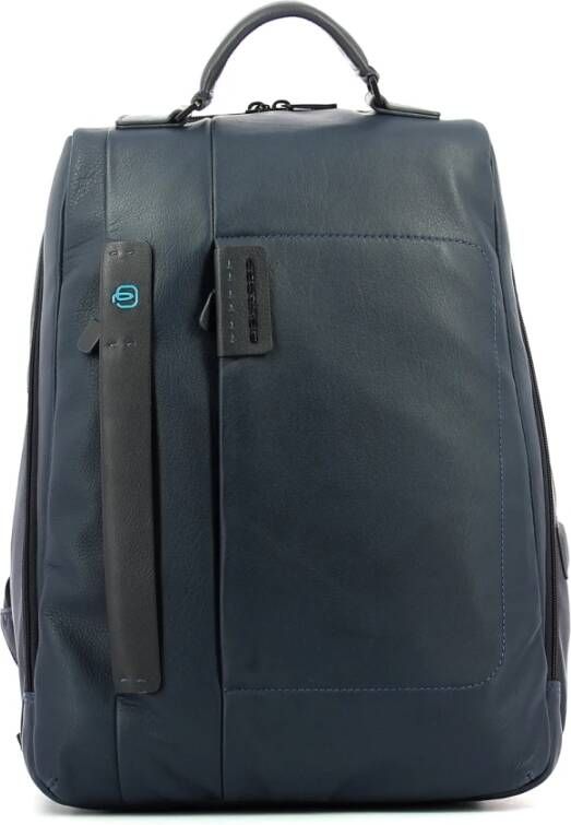 Piquadro Grote pc/iPad® rugzakpuls 15.0 , Blauw, Heren