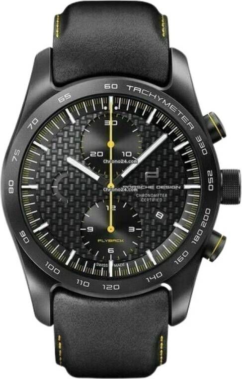 Porsche Design Uomo 6013.6, 52.004.08.08.2 Chronotime Series 1 Flyback Men & 42 mm Horlogs , Zwart, Heren