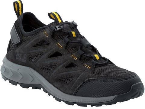 Jack Wolfskin Woodland 2 Hybrid Low Wandelschoen Zwart