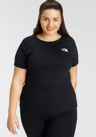 The North Face Plus Size sport T shirt Simple Dome zwart
