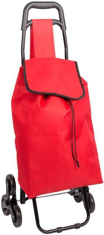 Boodschappentrolley Handige Trappenloper rood