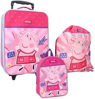 Vadobag Trolley kofferset Peppa Always Better Together