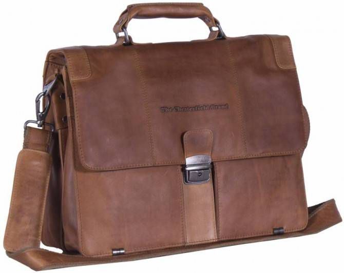 Chesterfield Aktetas Leren Laptoptas Aktetas 13.3 inch Joe