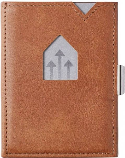 Exentri Leather Wallet RFID sand Dames portemonnee