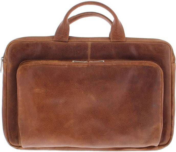 Plevier Urban Zuidas Laptop Sleeve 17.3" cognac Laptopsleeve
