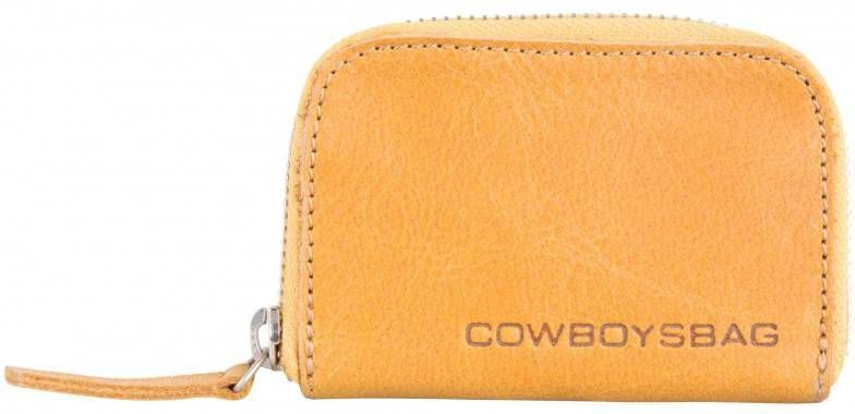 Cowboysbag leren portemonnee Purse Holt oker