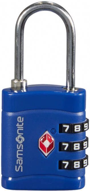 Samsonite Reiskoffers Global Ta Combilock 3Dial Tsa Light Blauw