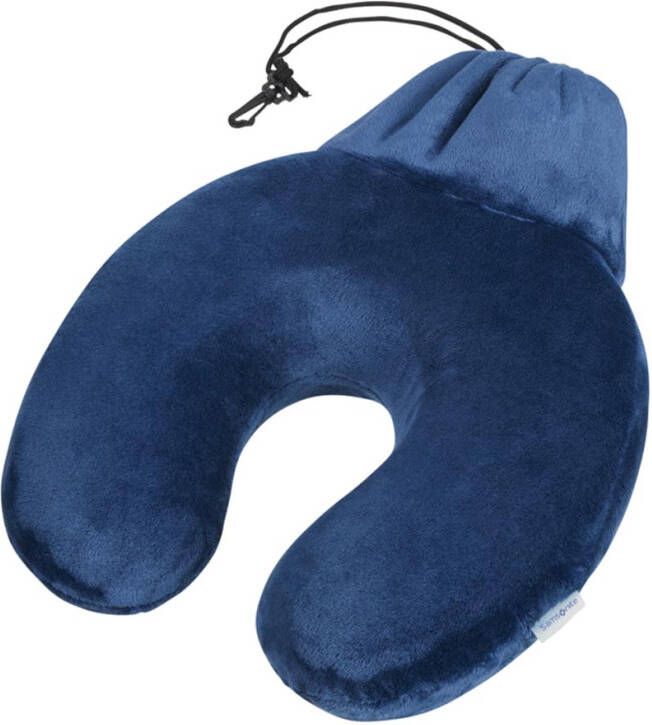 Samsonite Accessoires Memory Foam Pillow + Pouch midnight blue