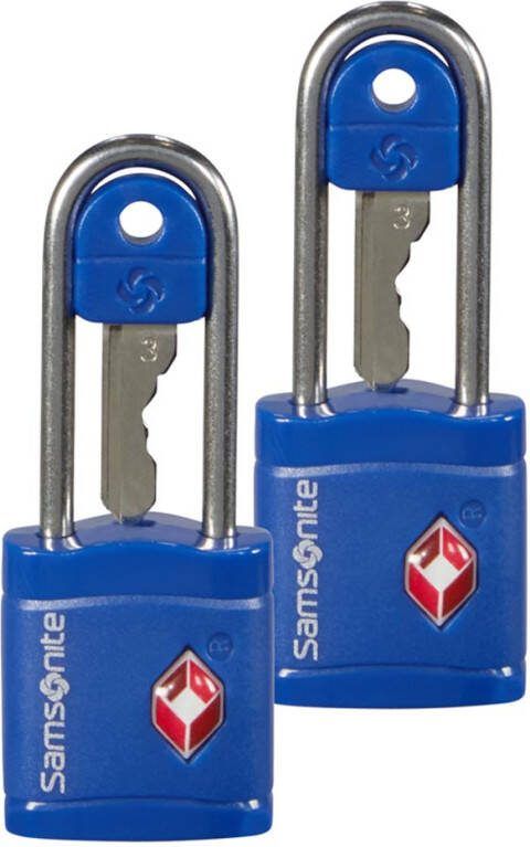 Samsonite Reiskoffers Global Ta Key Lock Tsa X2 Blauw