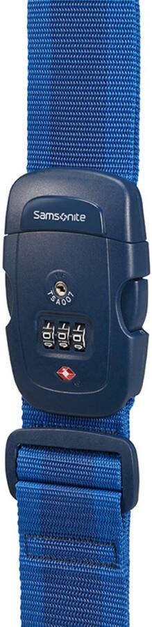 Samsonite Reiskoffers Luggage Strap/TSA Lock Blauw