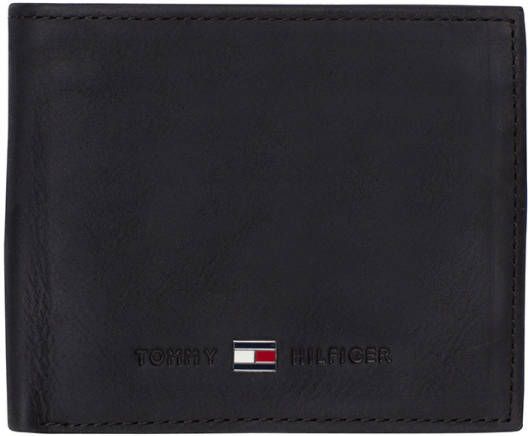 Tommy Hilfiger Pasjes portemonnees Johnson Mini CC Wallet Zwart