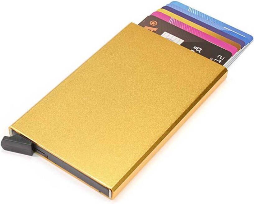 Figuretta Aluminium Hardcase Rfid Cardprotector Goud