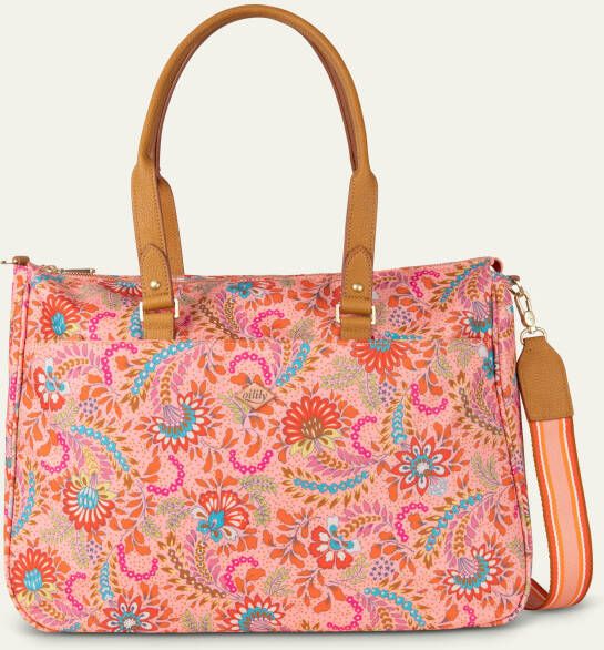 Oilily Charly Carry All Ruby peach amber Damestas