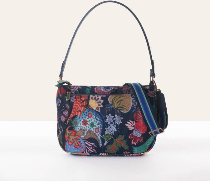 Oilily Amelie Sits M Flat Shoulder Bag black iris Damestas