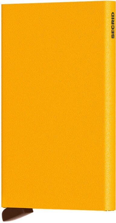 Secrid Cardprotector Kaarthouder Powder ochre Dames portemonnee