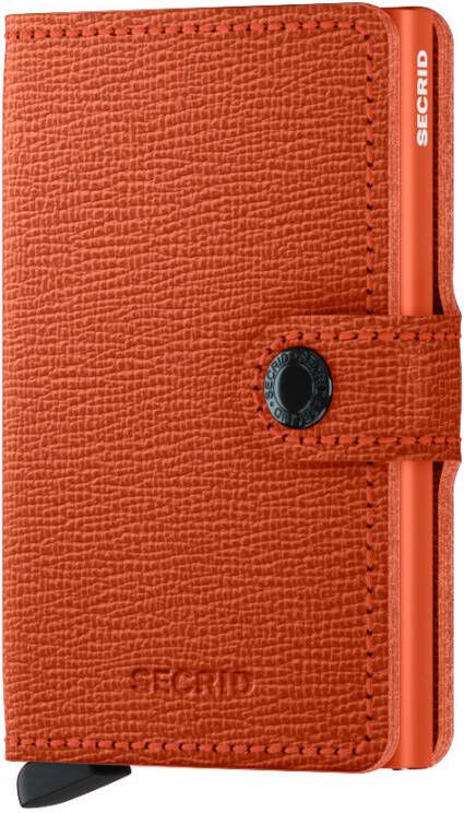 Secrid Miniwallet Portemonnee Crisple pumpkin Dames portemonnee