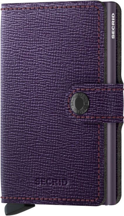 Secrid Miniwallet Portemonnee Crisple purple Dames portemonnee