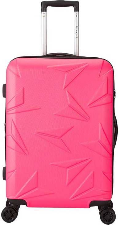 Decent Q-Luxx Spinner Trolley 67 cm expandable pink