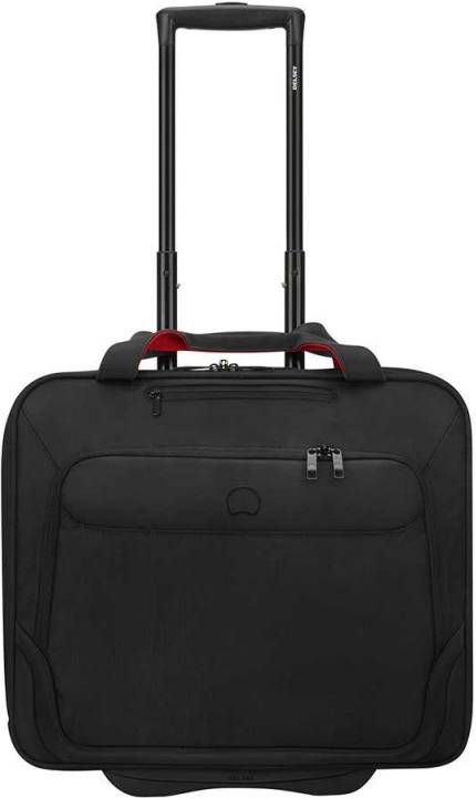 Delsey Parvis Plus Compartment Trolley Boardcase 17" black Pilotenkoffer