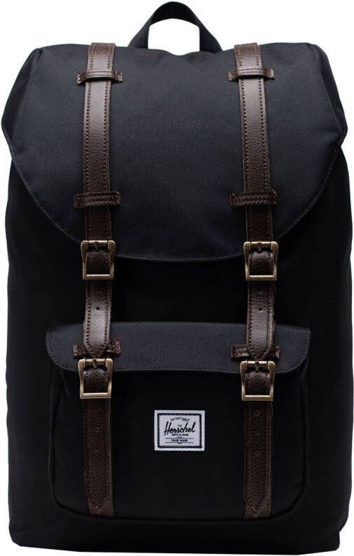 Herschel Little America Mid Volume black/chicory coffee Laptoprugzak