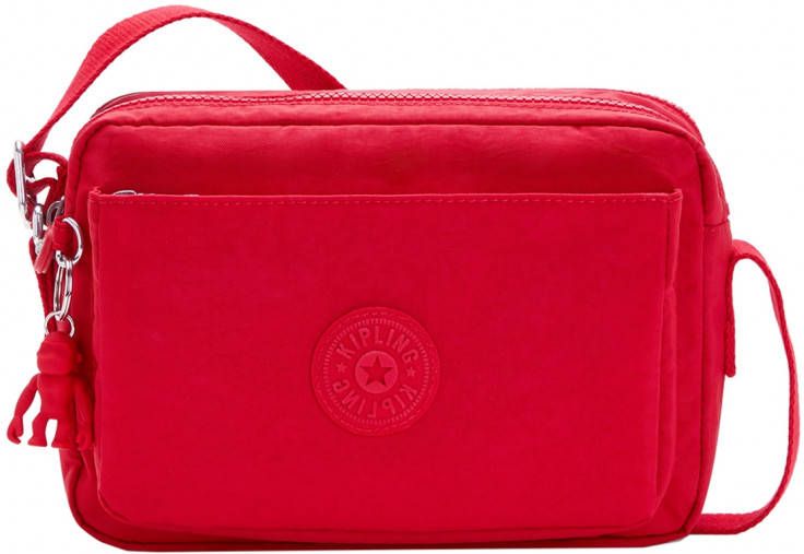 Kipling Abanu M Crossbody red rouge Damestas
