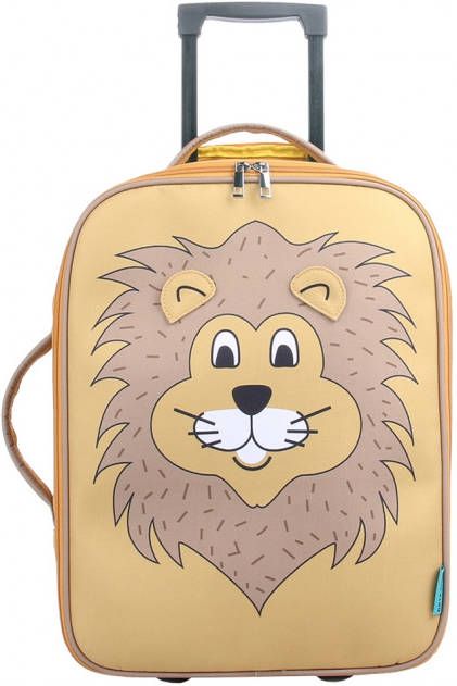Orta Nova Classic Trolley Kids lion Kinderkoffer