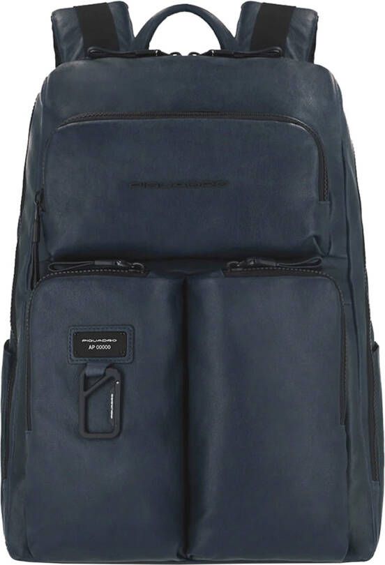 Piquadro Harper 15&apos, &apos, Laptop Backpack blue backpack