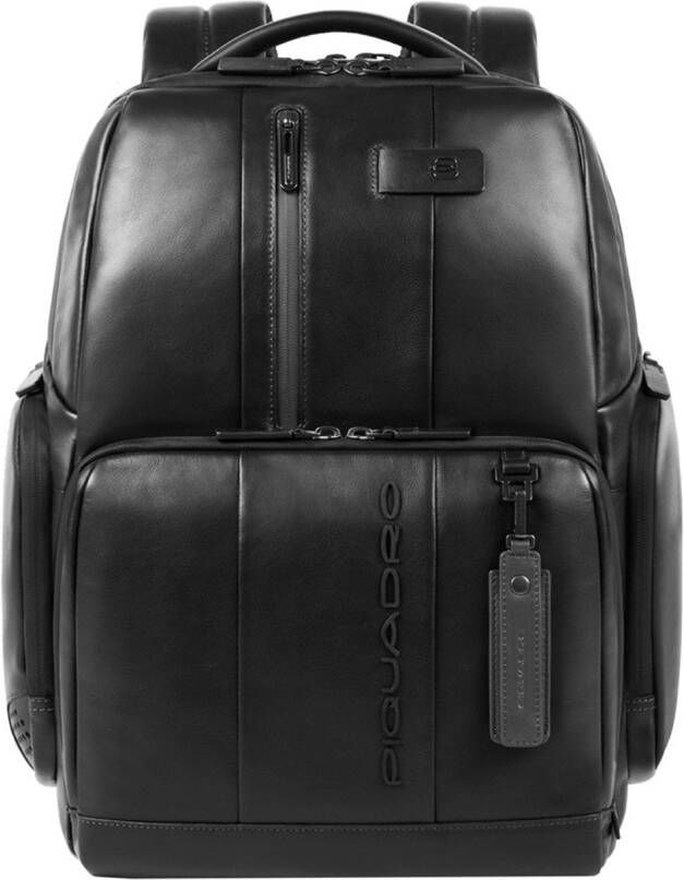 Piquadro Urban Fast check PC Backpack with iPad Compartment black backpack