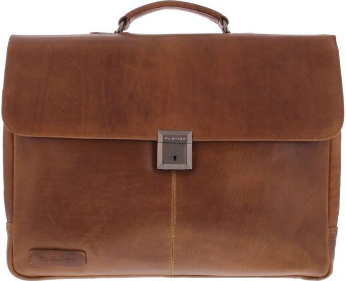 Plevier Laptop schoudertas Laptoptas Decca 17.3 inch Bruin