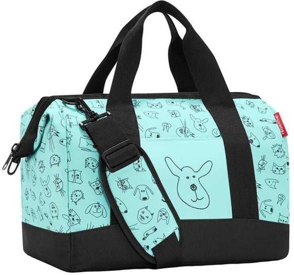 Reisenthel Allrounder M Kids Weekendtas Cats&Dogs 18L mint