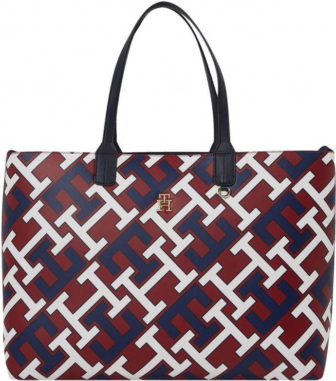 Tommy Hilfiger Bedrukte handtas met afneembaar tasje