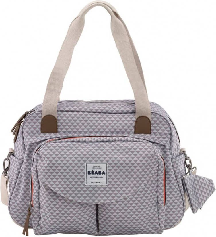 Beaba  Luiertas Geneva II Play Print Grijs/Koraal