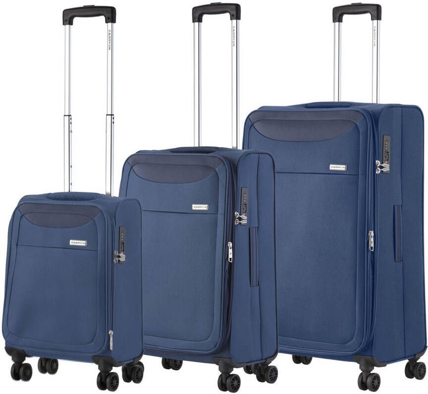CarryOn trolleyset Air set van 3 blauw