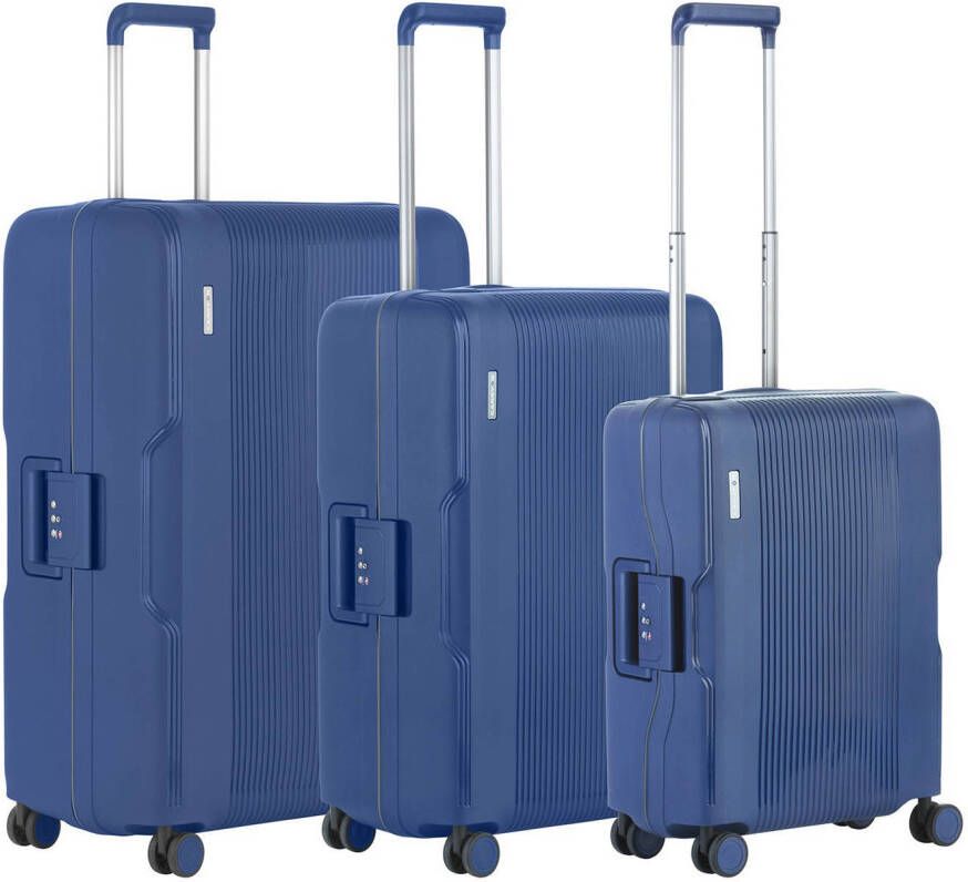CarryOn trolleyset Protector set van 3 blauw