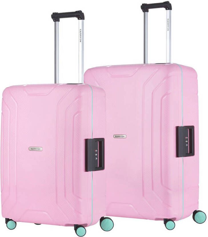 CarryOn trolleyset Steward set van 2 roze