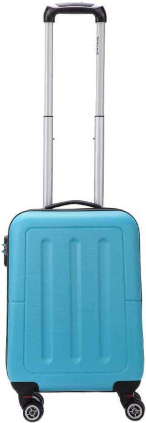 Decent Neon Fix Handbagage Trolley 55cm Aqua Blauw